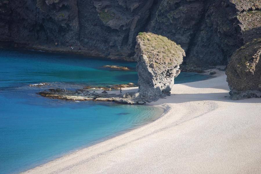 Villa Rocio, 1ª Linea Playa Y Parque Natural - Planta Baja Cabo De Gata Bagian luar foto